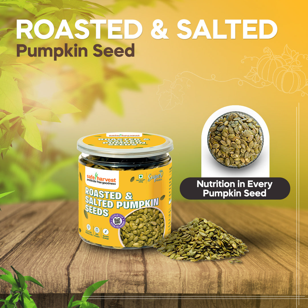 Roasted and Salted Pumpkin Seeds