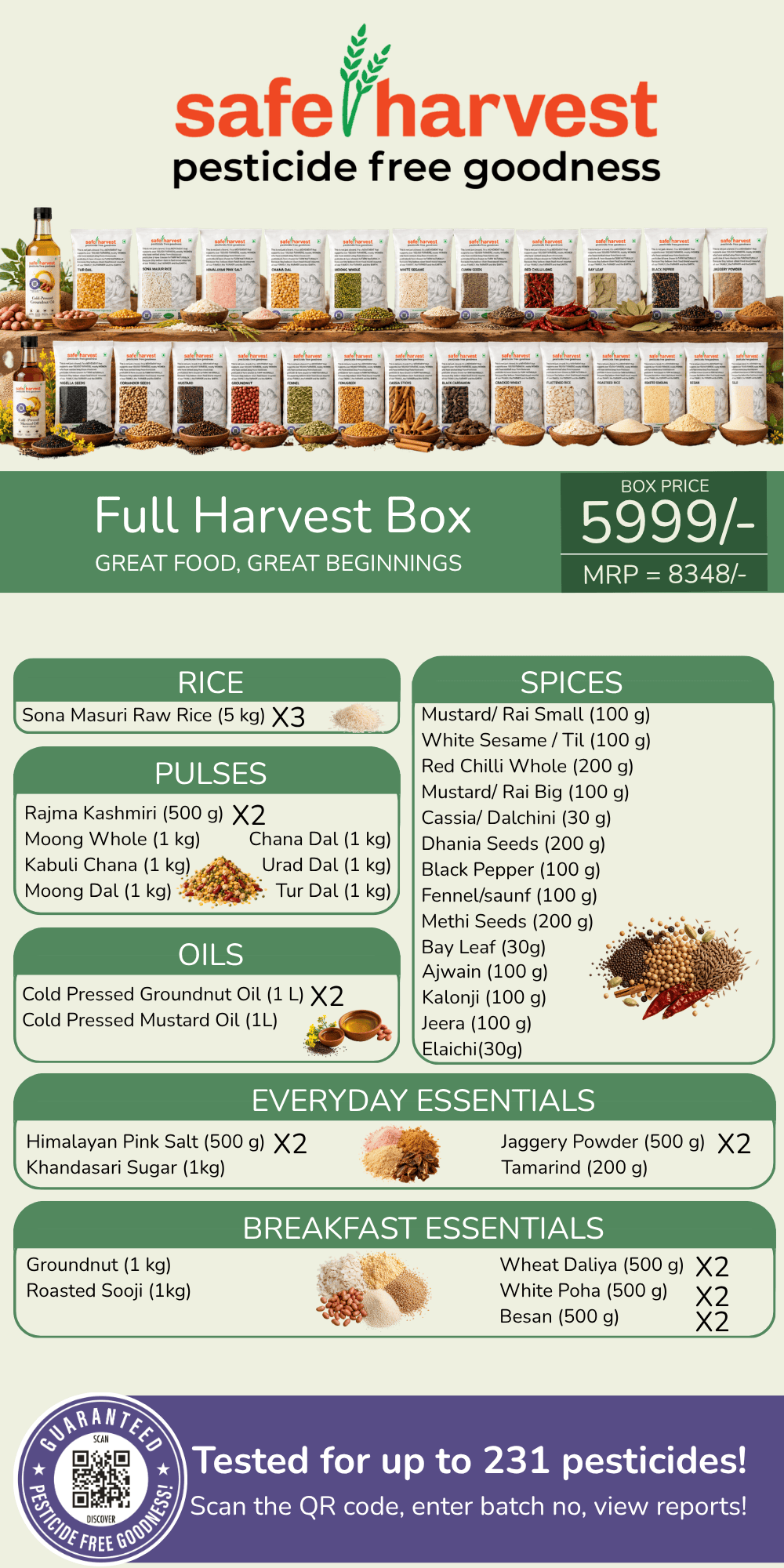 Full Harvest Box Pesticide-Free