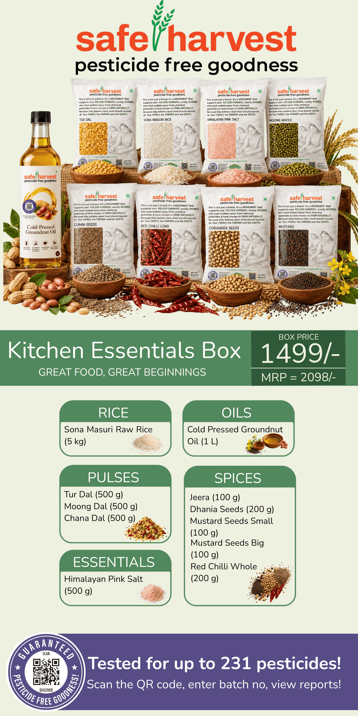 Kitchen Essentials Box Pesticide-Free