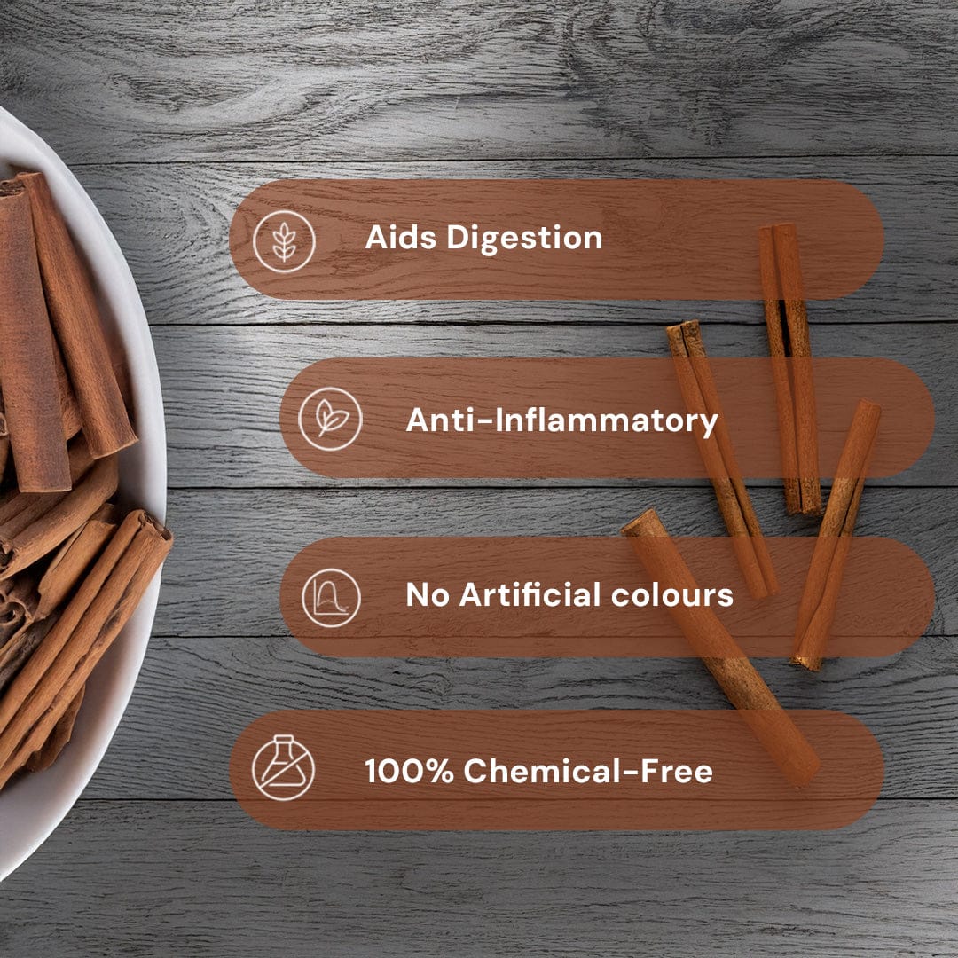 Cassia Sticks/ Dalchini Pesticide-Free 50g