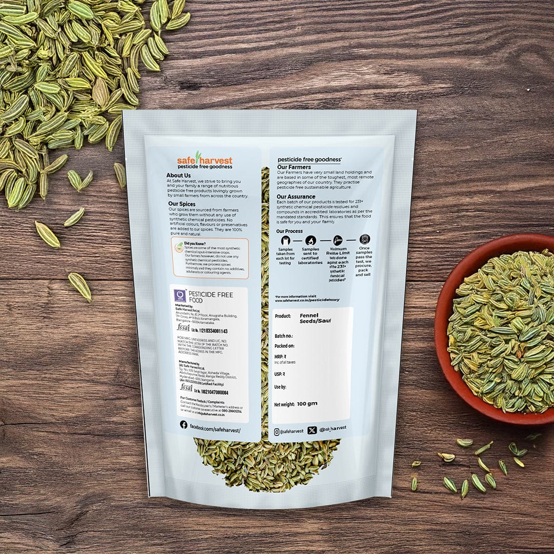 Fennel (Seeds)/ Saunf Pesticide-Free