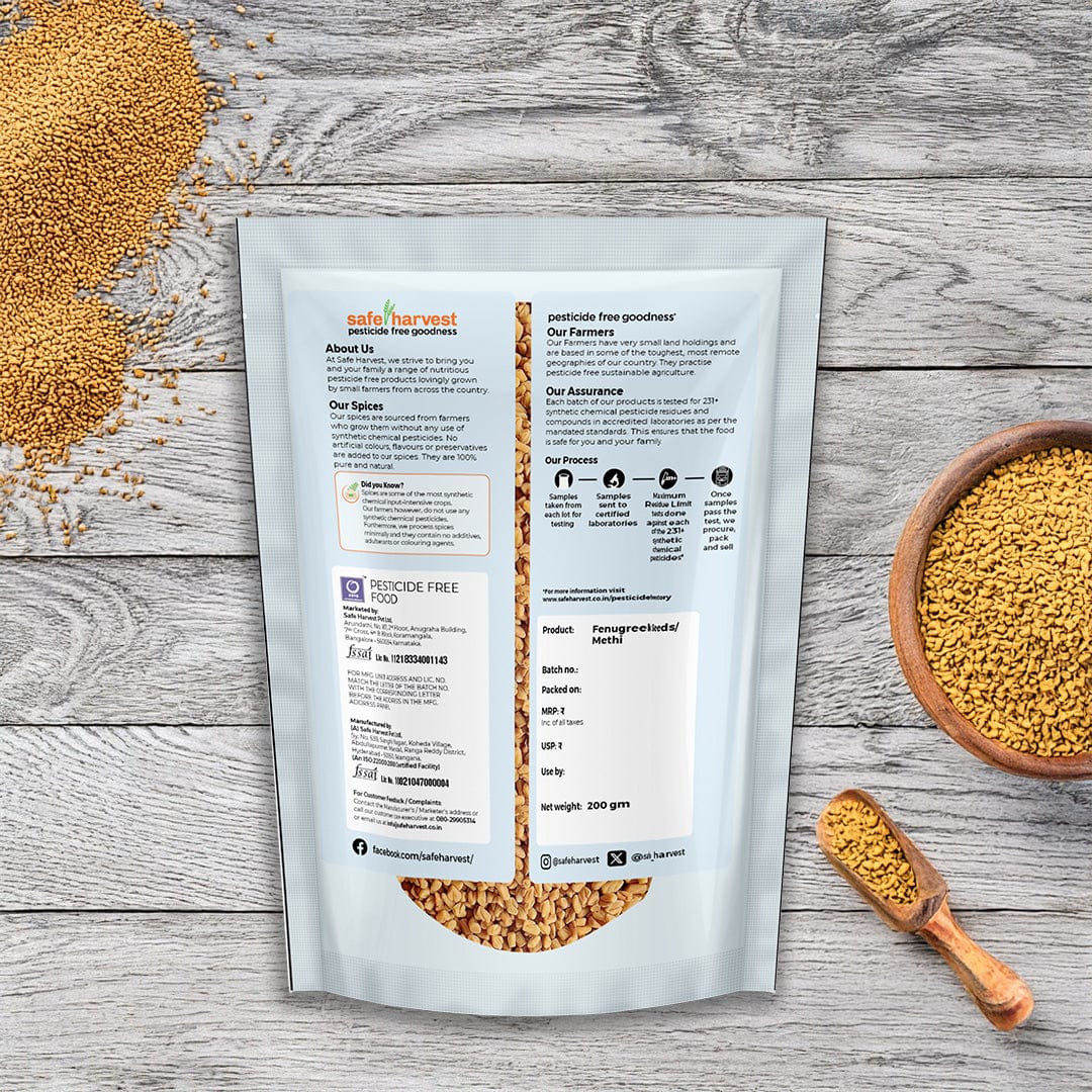 Fenugreek Seeds/ Methi Pesticide-Free 200g