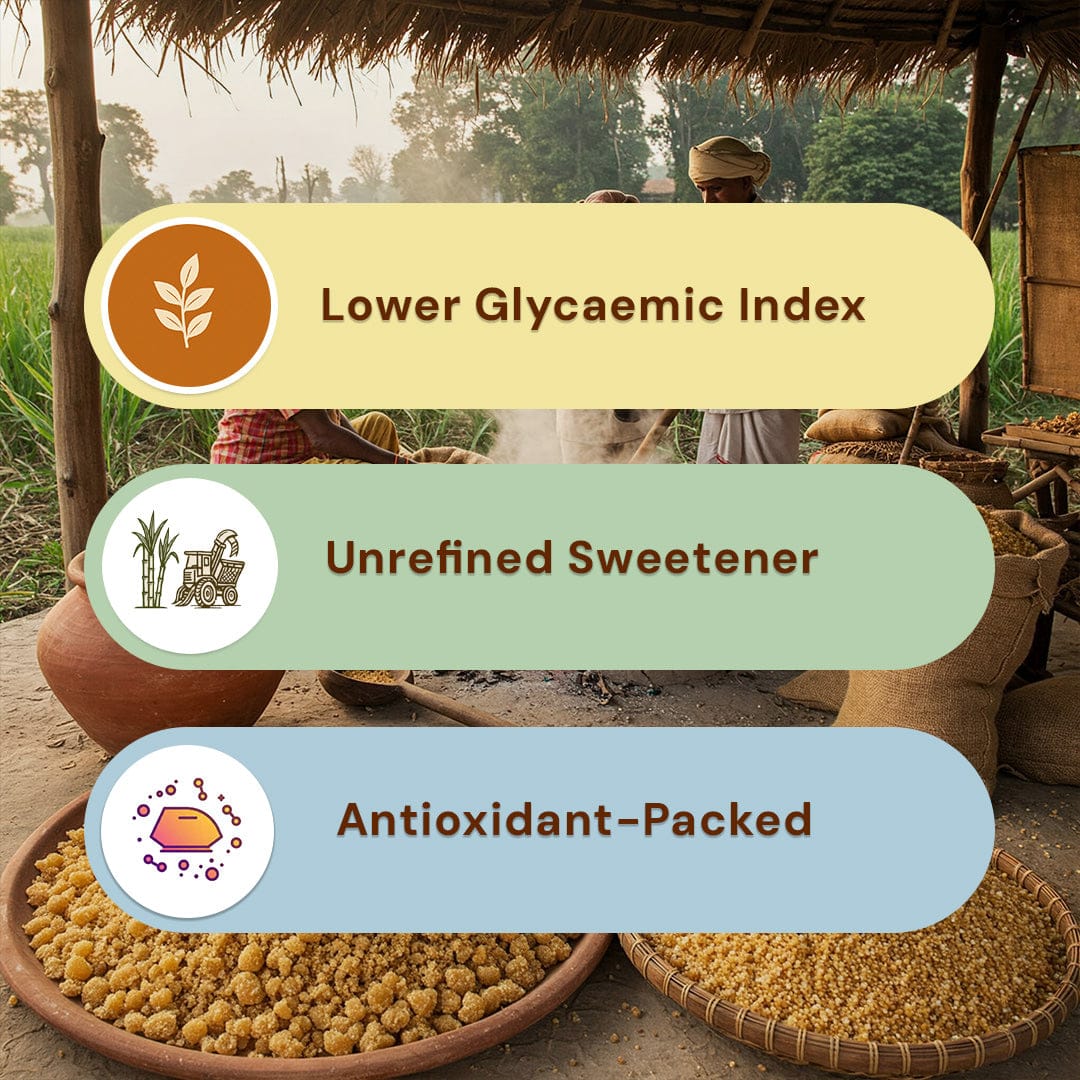 Jaggery Powder Pesticide-Free 500g