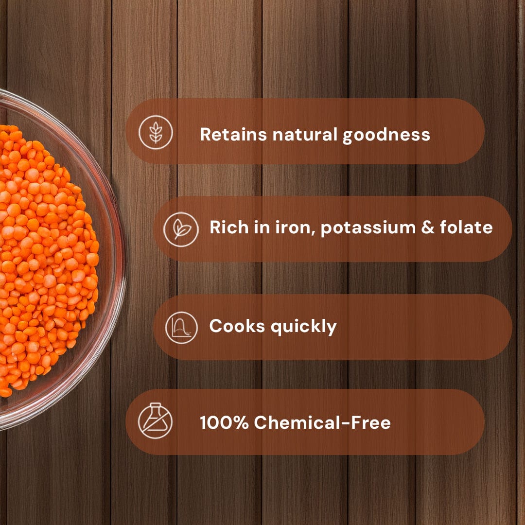Masoor Dal Pesticide-Free