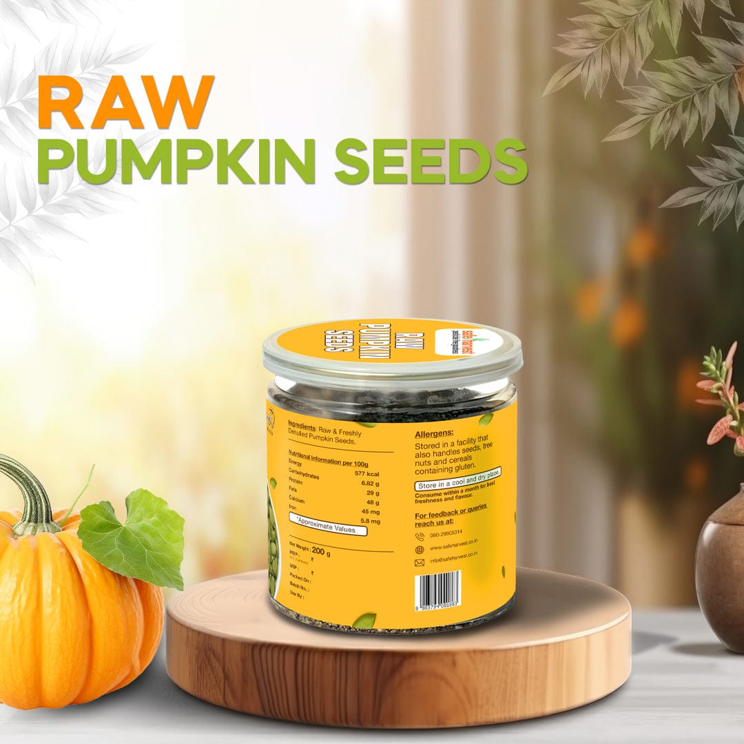 Raw Pumpkin Seeds Pesticide-Free 200g