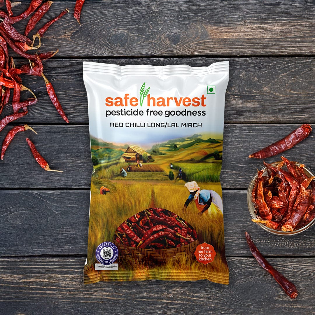 Red Chilli Long Pesticide-Free 100g