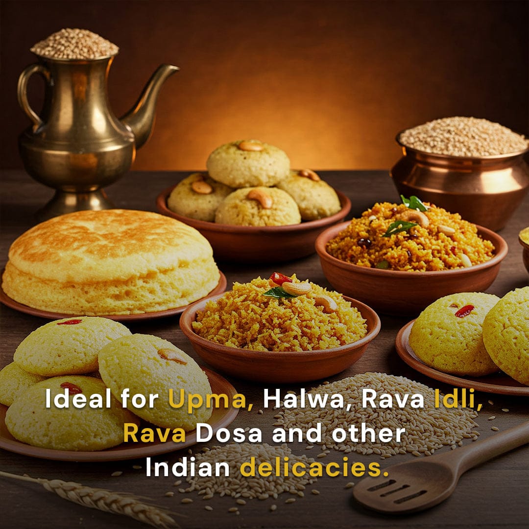 Roasted Sooji Pesticide-Free