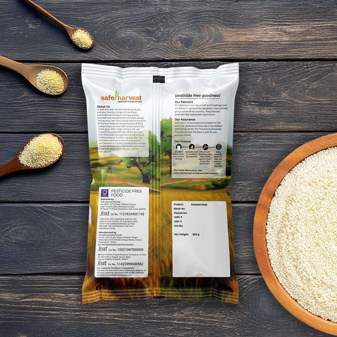 Roasted Sooji Pesticide-Free