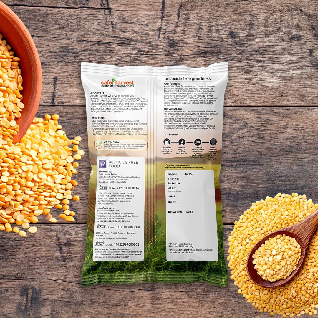 Tur Dal Pesticide-Free