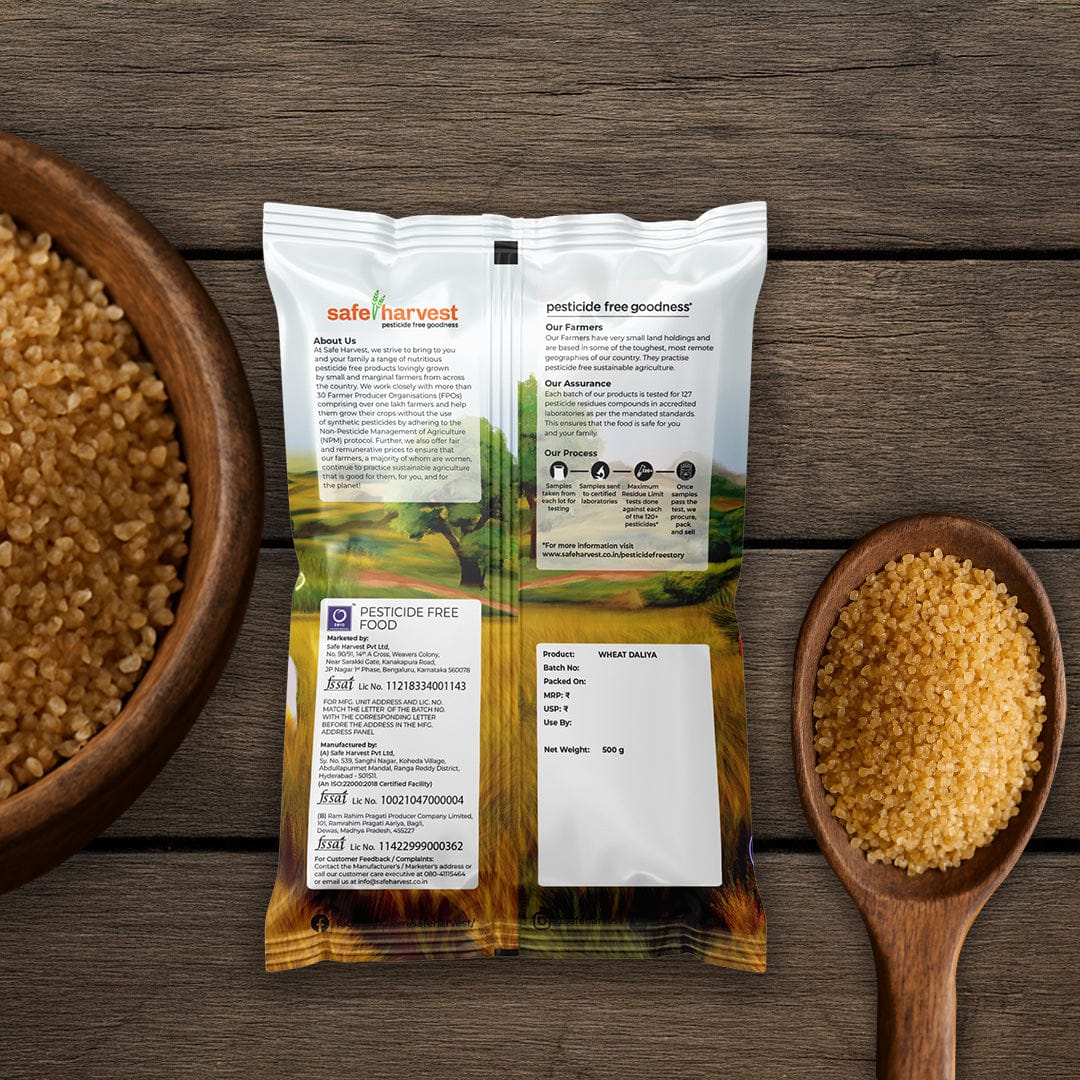 Wheat Daliya Pesticide-Free 500g